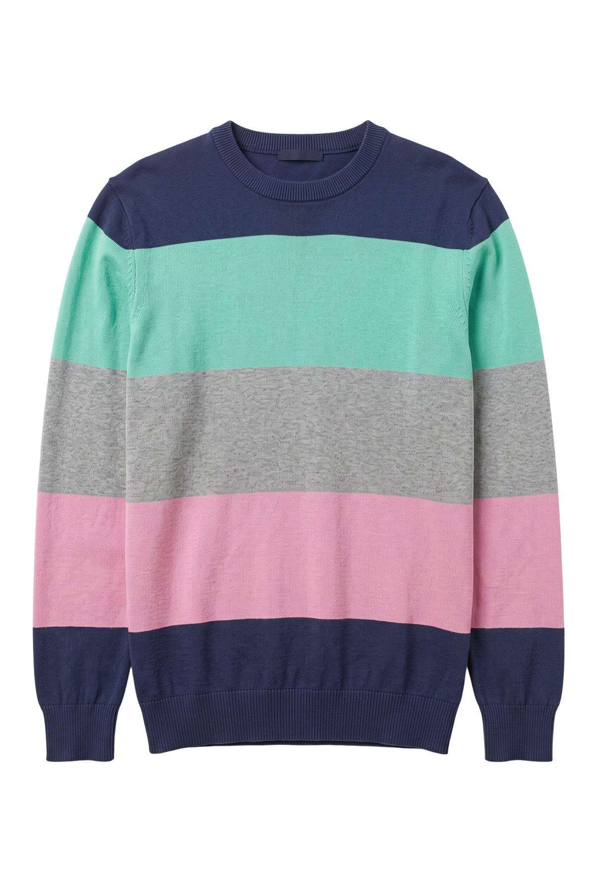 Filippa K Herren Strickpullover Blau Grau Pink Größe M
