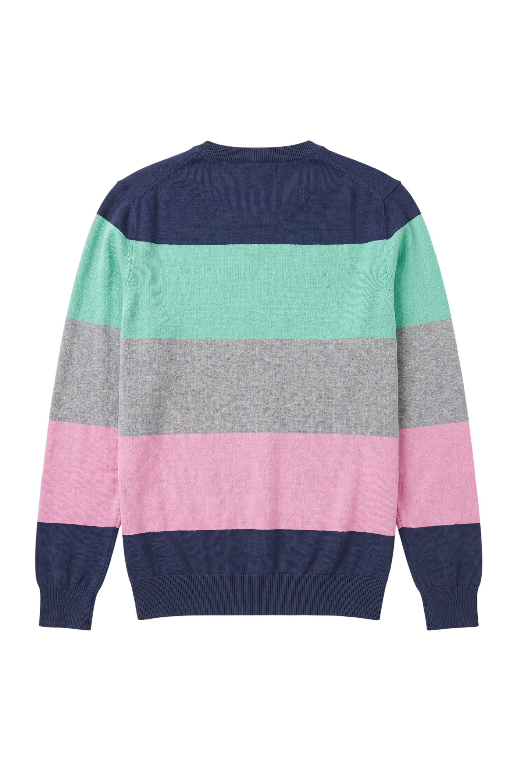 Filippa K Herren Strickpullover Blau Grau Pink Größe M