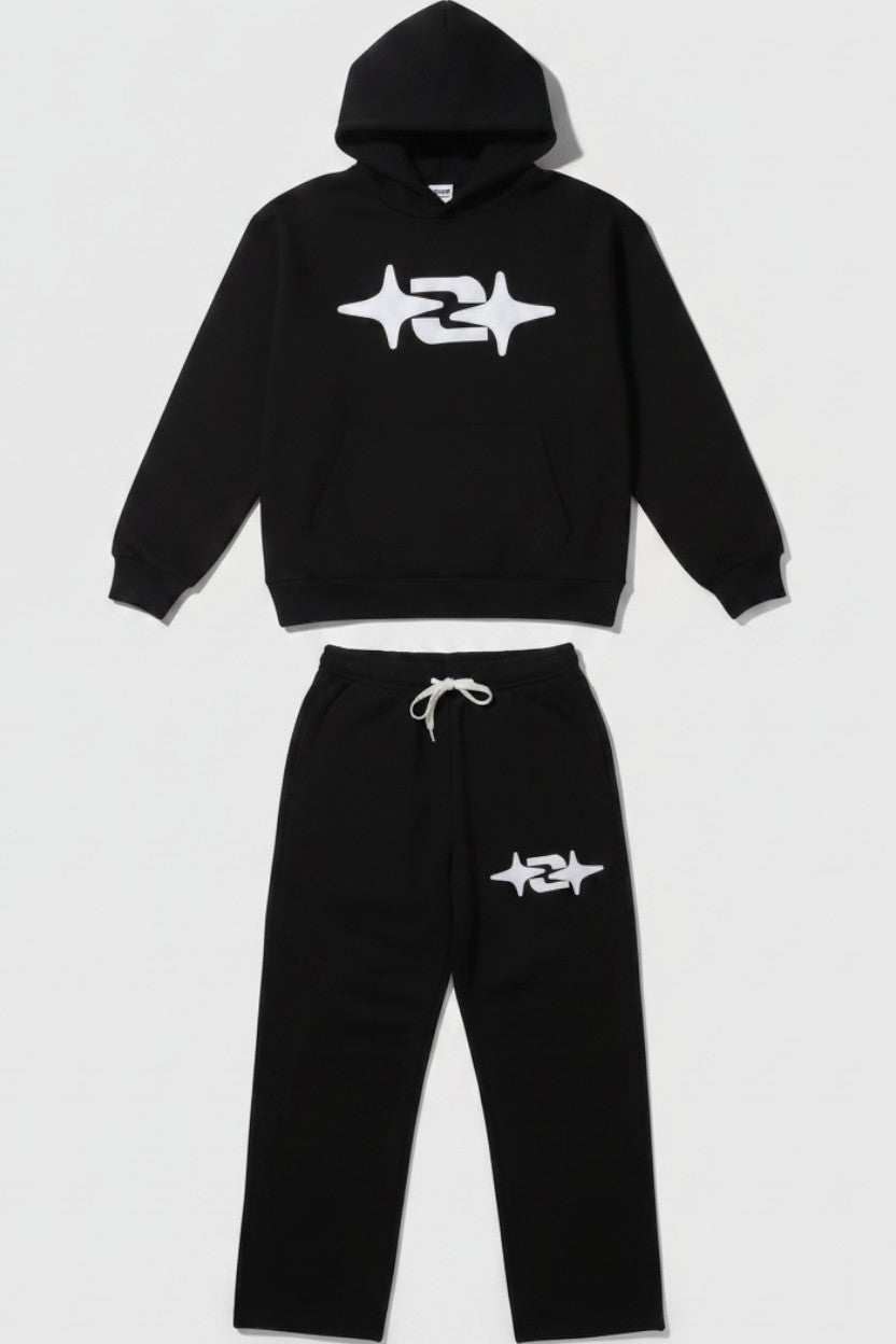 Herren Set Schwarz Größe 4XL