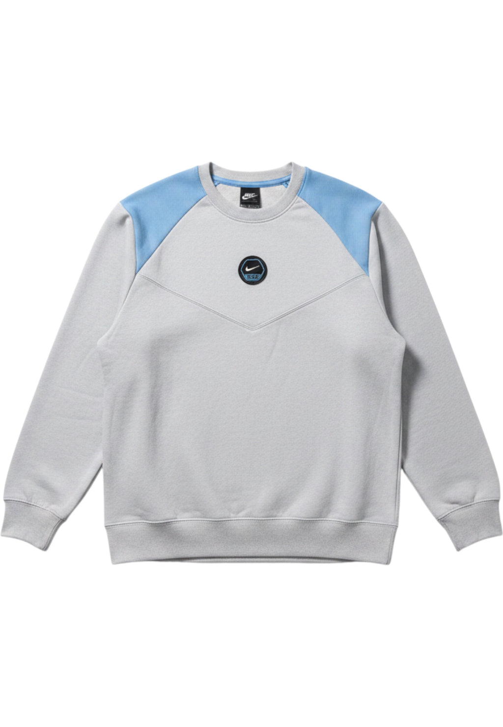 Nike Herren Sweatshirt Grau Blau Mehrfarbig Größe S