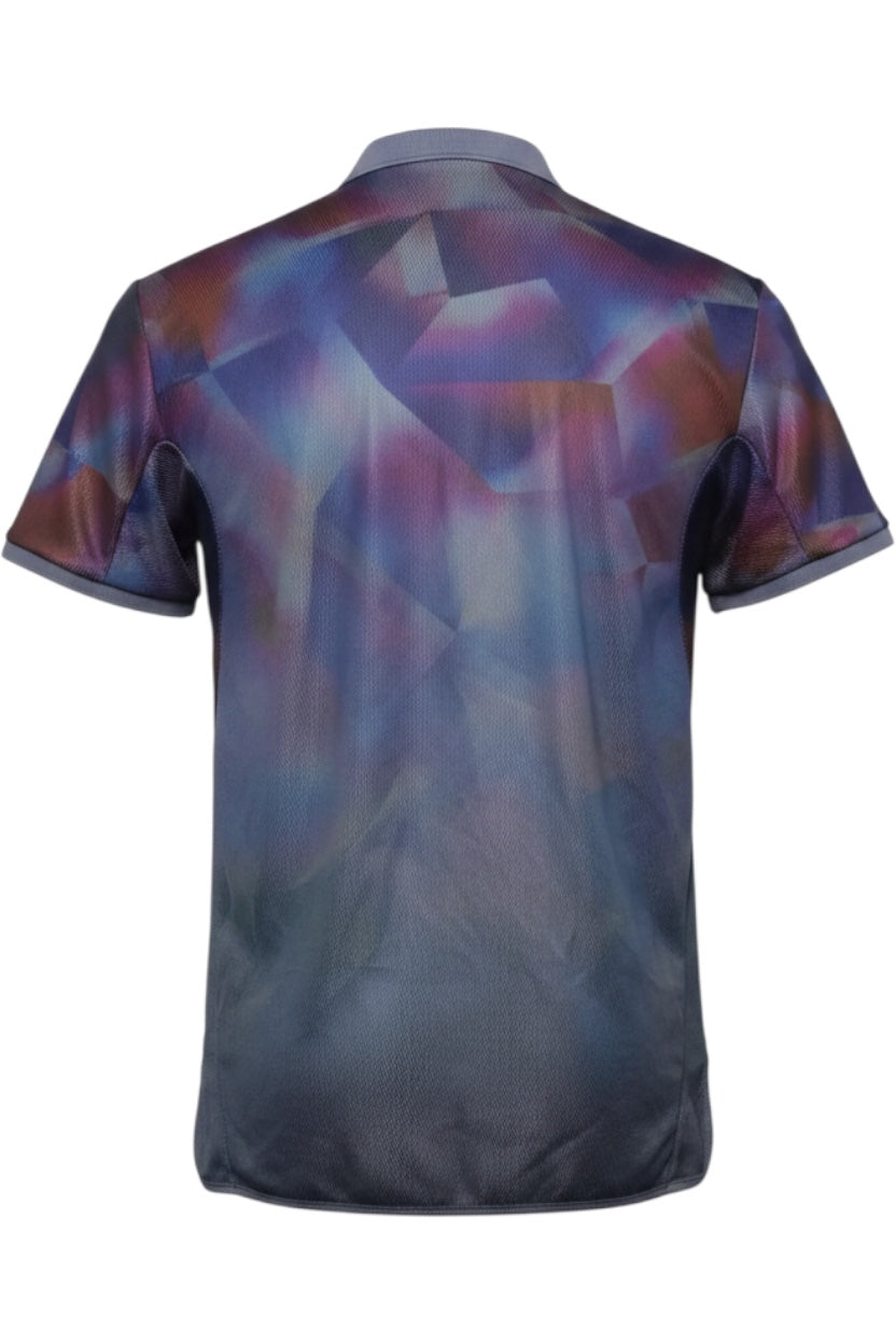 Nike Herren Poloshirt Blau-Mehrfarbig Größe M
