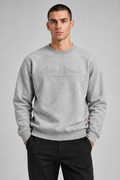 Carlo Colucci Pullover Basic Grau
