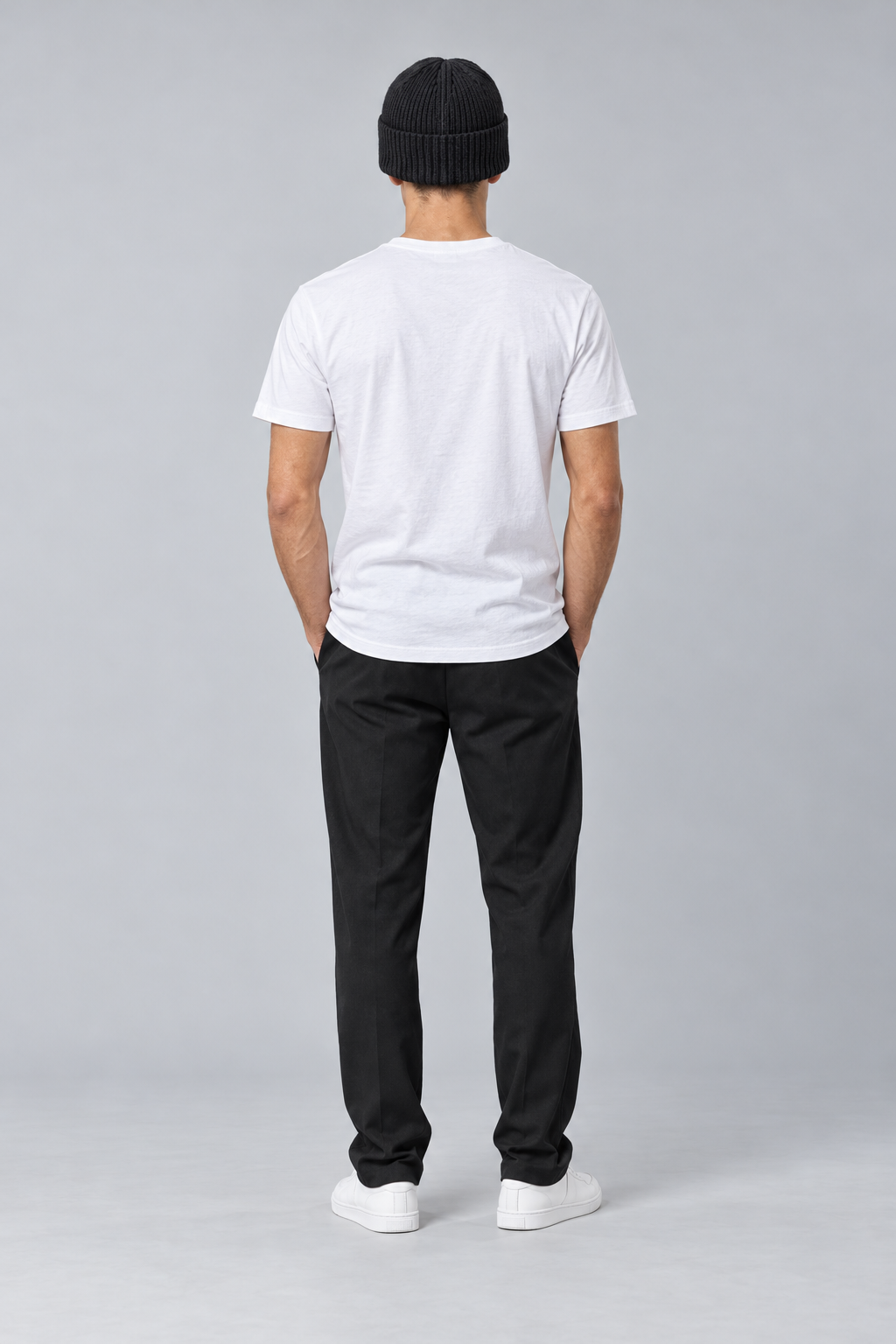 Carlo Colucci Beanie Mütze Schwarz