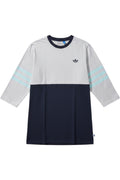 Adidas Herren Langarmshirt Grau-Blau Gestreift Größe L