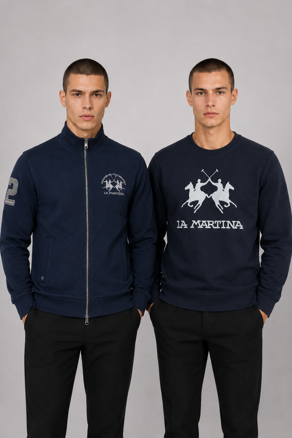 La Martina Bundle Pullover + Sweatjacke