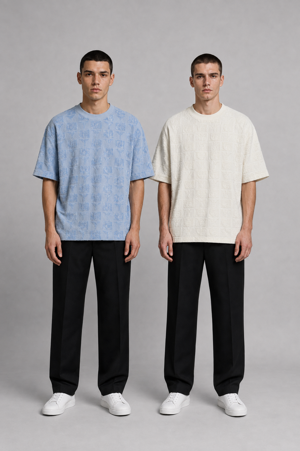 Carlo Colucci Set 2 T-Shirts Flock