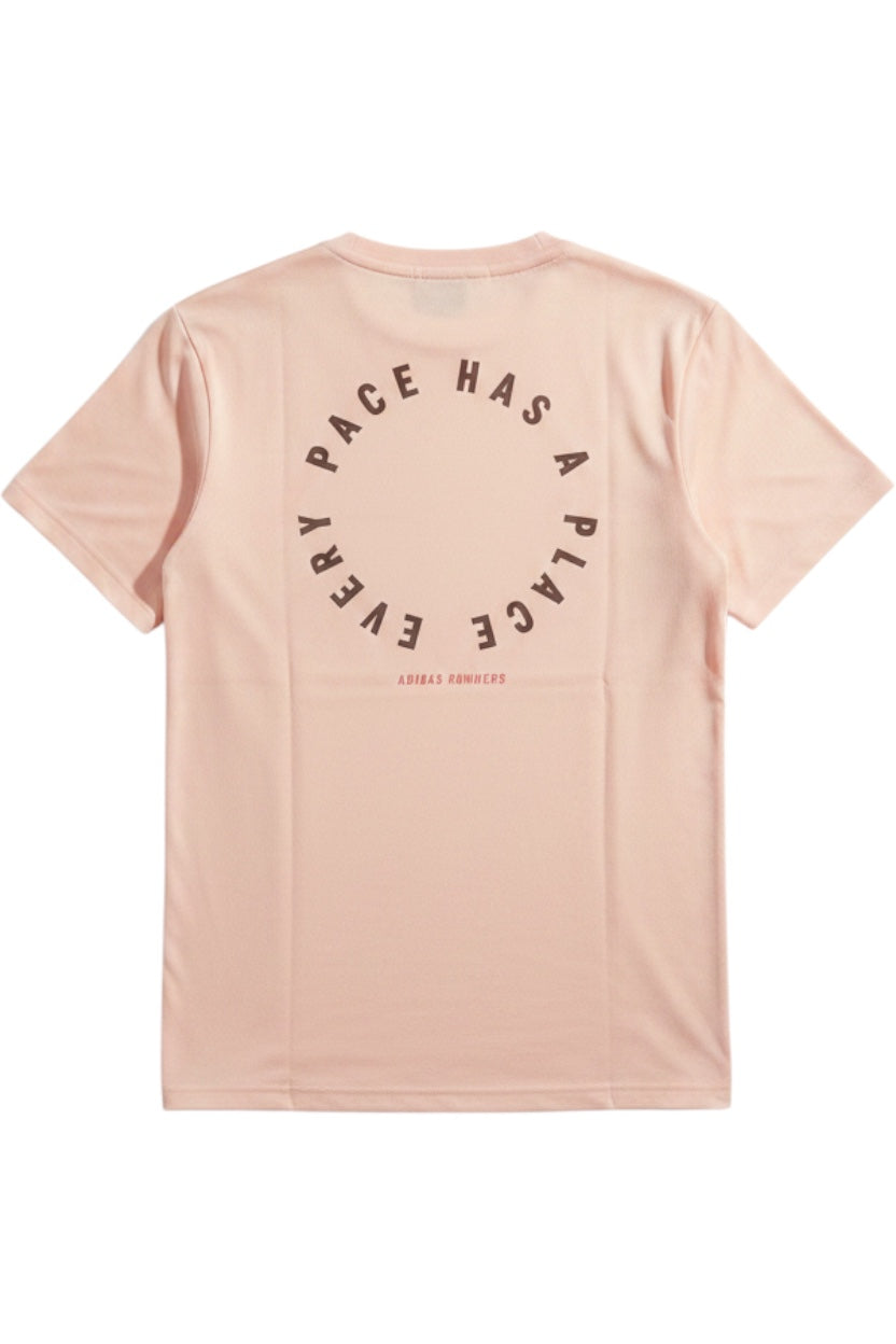 Adidas Herren T-Shirt Pink Print Größe M