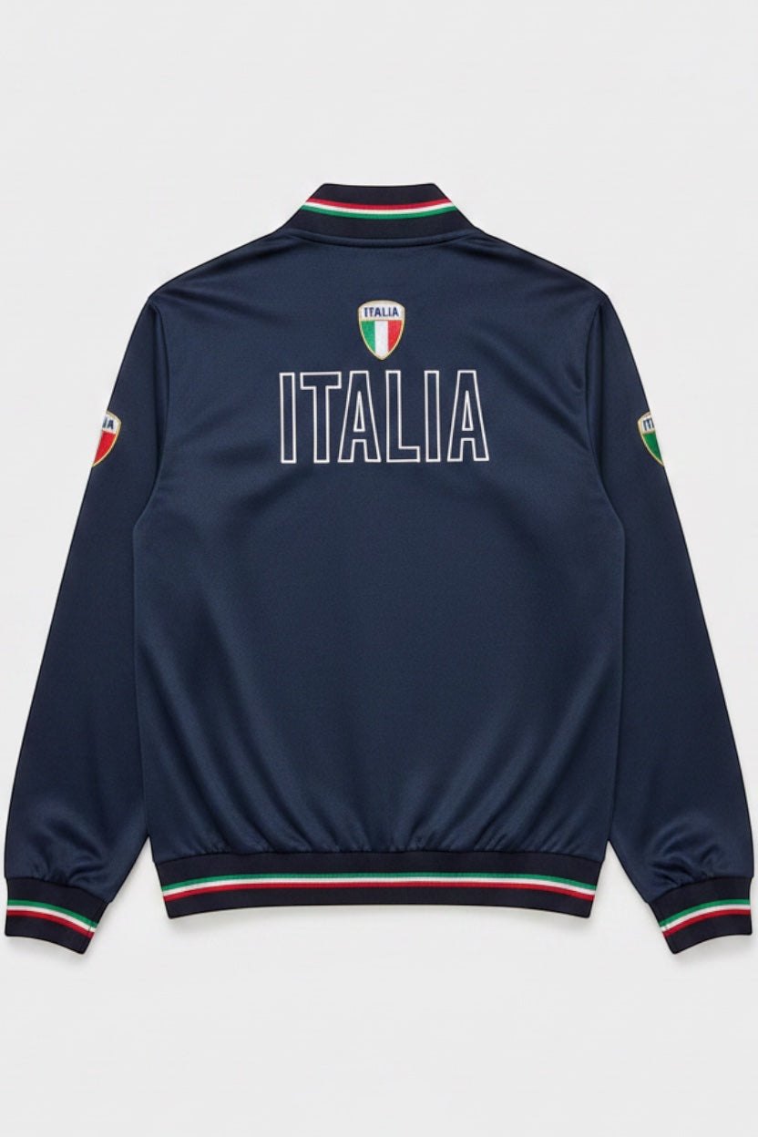 Herren Trainingsjacke Blau Mehrfarbig Größe XL
