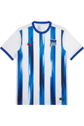 Nike Herren Fußball Trikot Weiß Blau Streifen Größe XXL