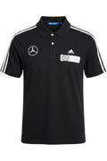 Adidas Herren Poloshirt Schwarz-Weiß Größe L