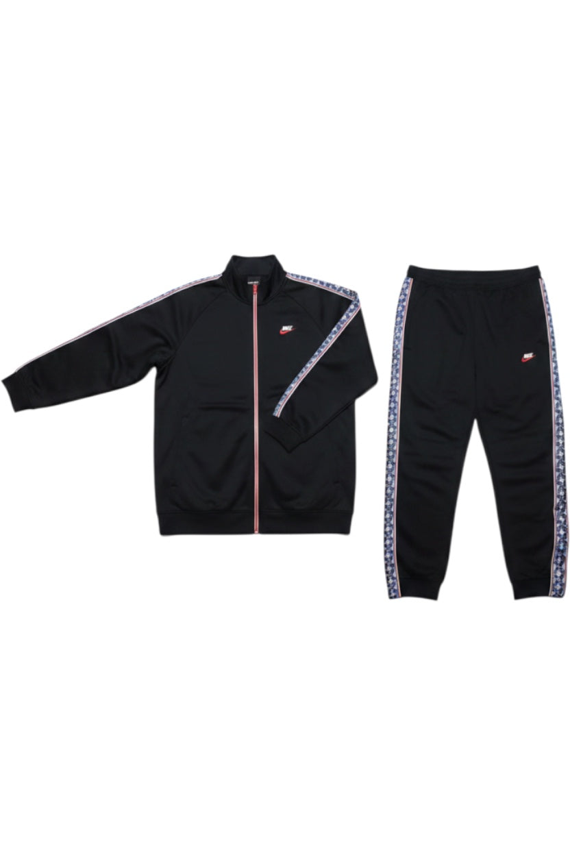 Nike Herren Trainingsjacke Schwarz Mehrfarbig Größe L