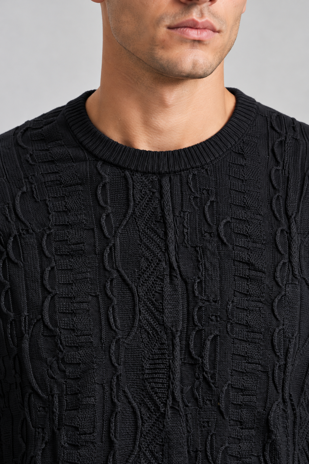 Carlo Colucci Strickpullover Plain