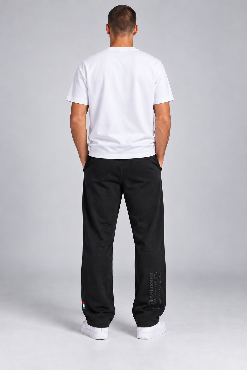 Carlo Colucci Jogginghose Schwarz