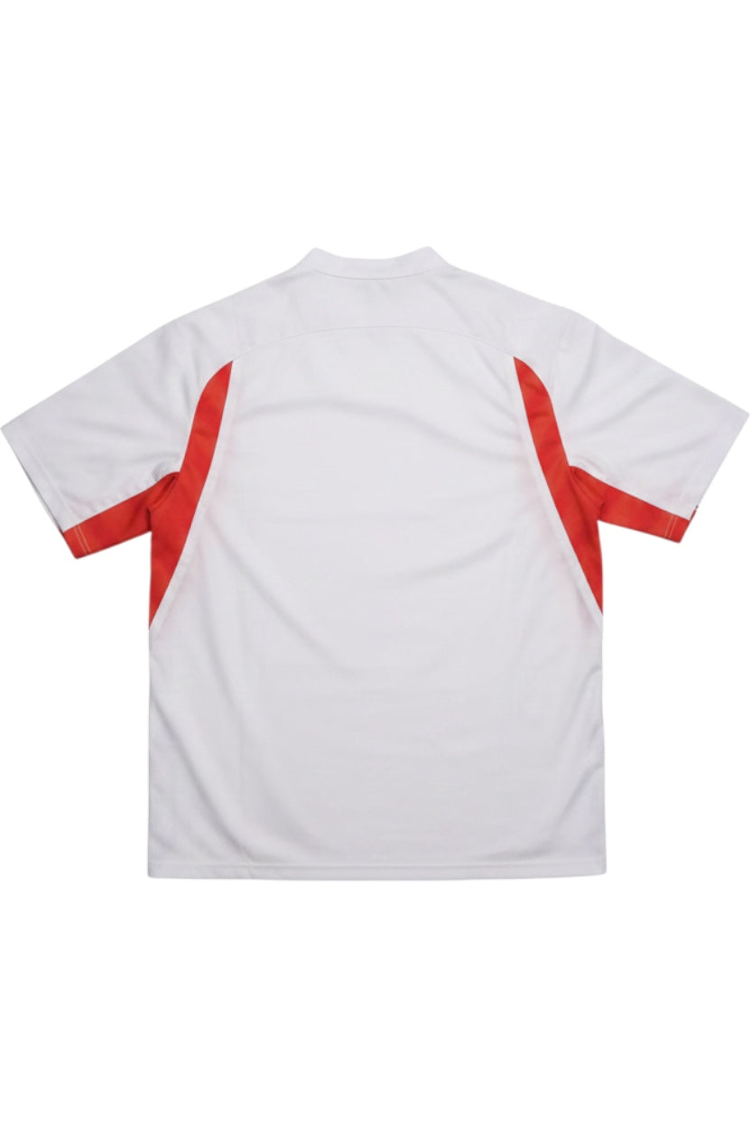 Nike Herren Fußball Trikot Weiß Rot Print Größe M
