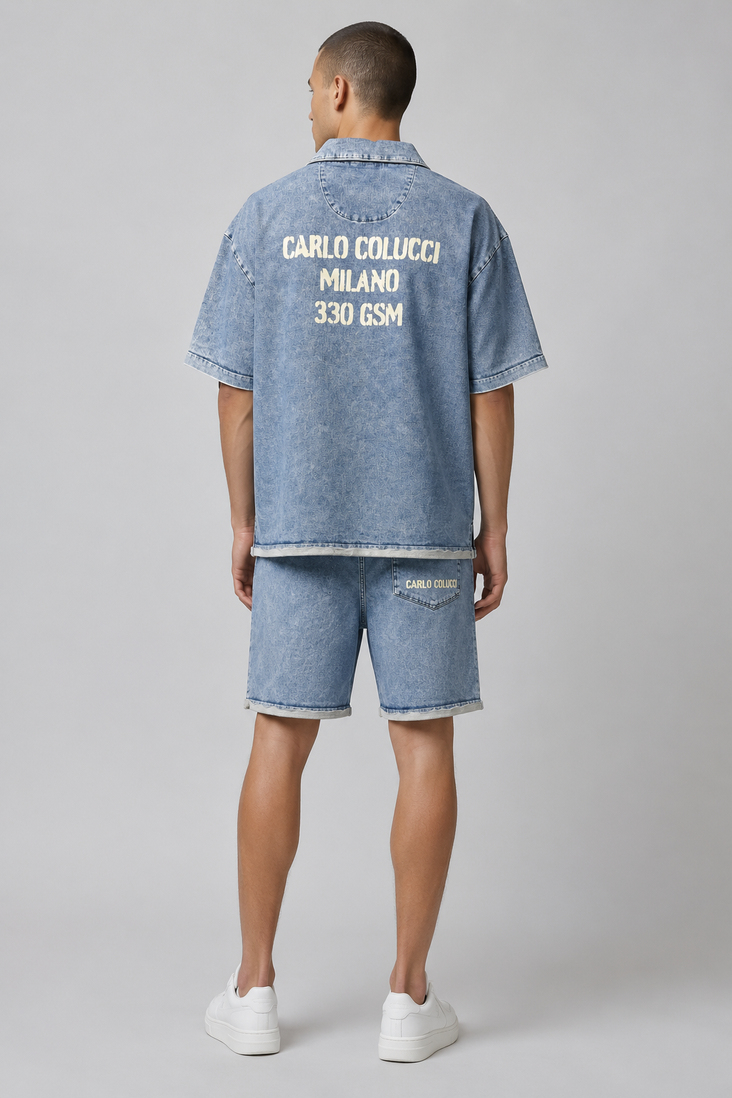 Carlo Colucci Set Hemd + Shorts