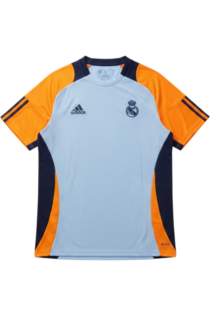 Adidas Herren Fußball Trikot Blau Orange Mehrfarbig Größe XL