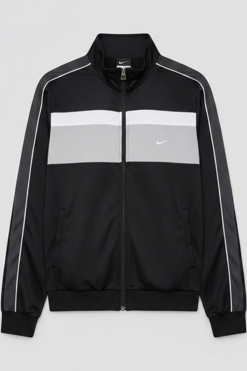 Nike Herren Trainingsjacke Schwarz Grau Größe 50/52