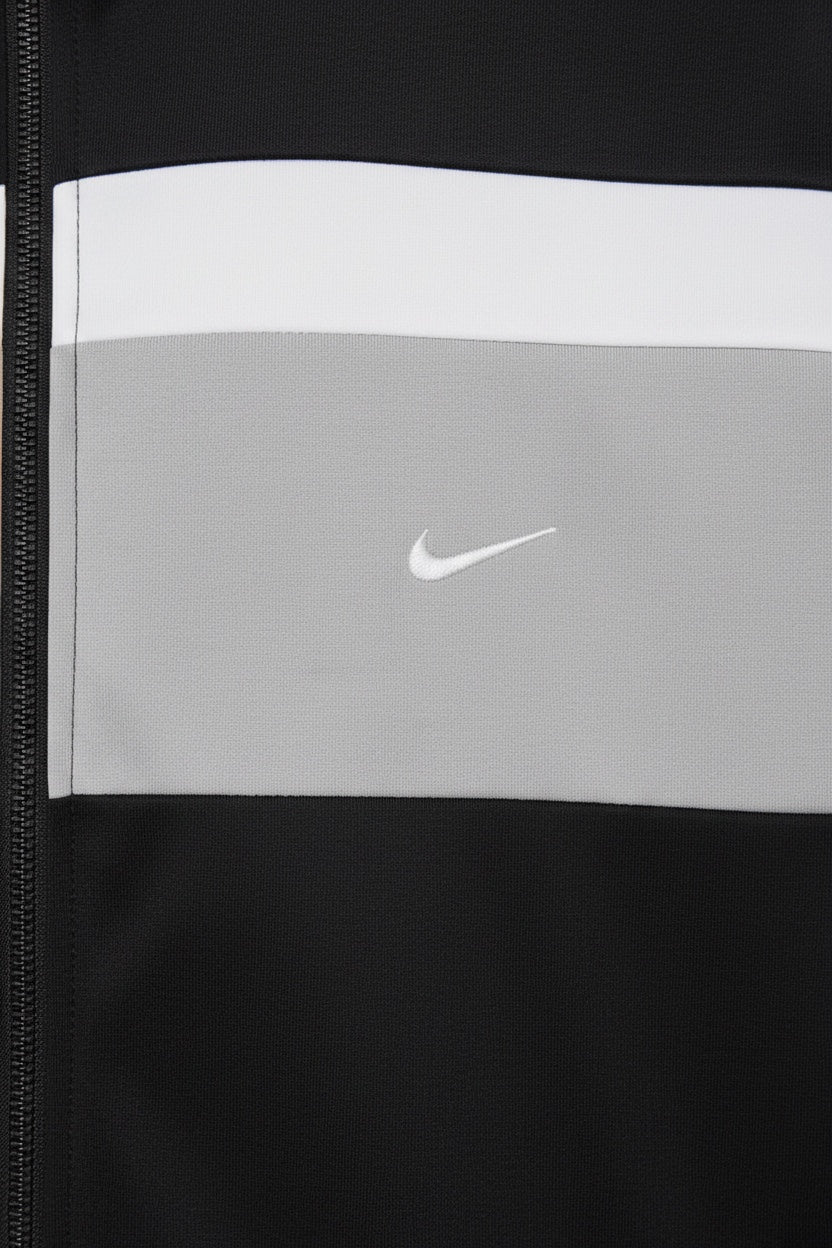 Nike Herren Trainingsjacke Schwarz Grau Größe 50/52