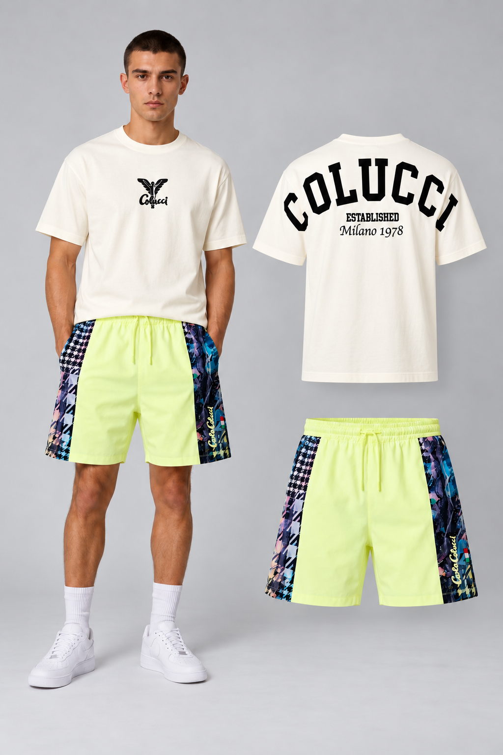 Carlo Colucci T-Shirt + Hose Set