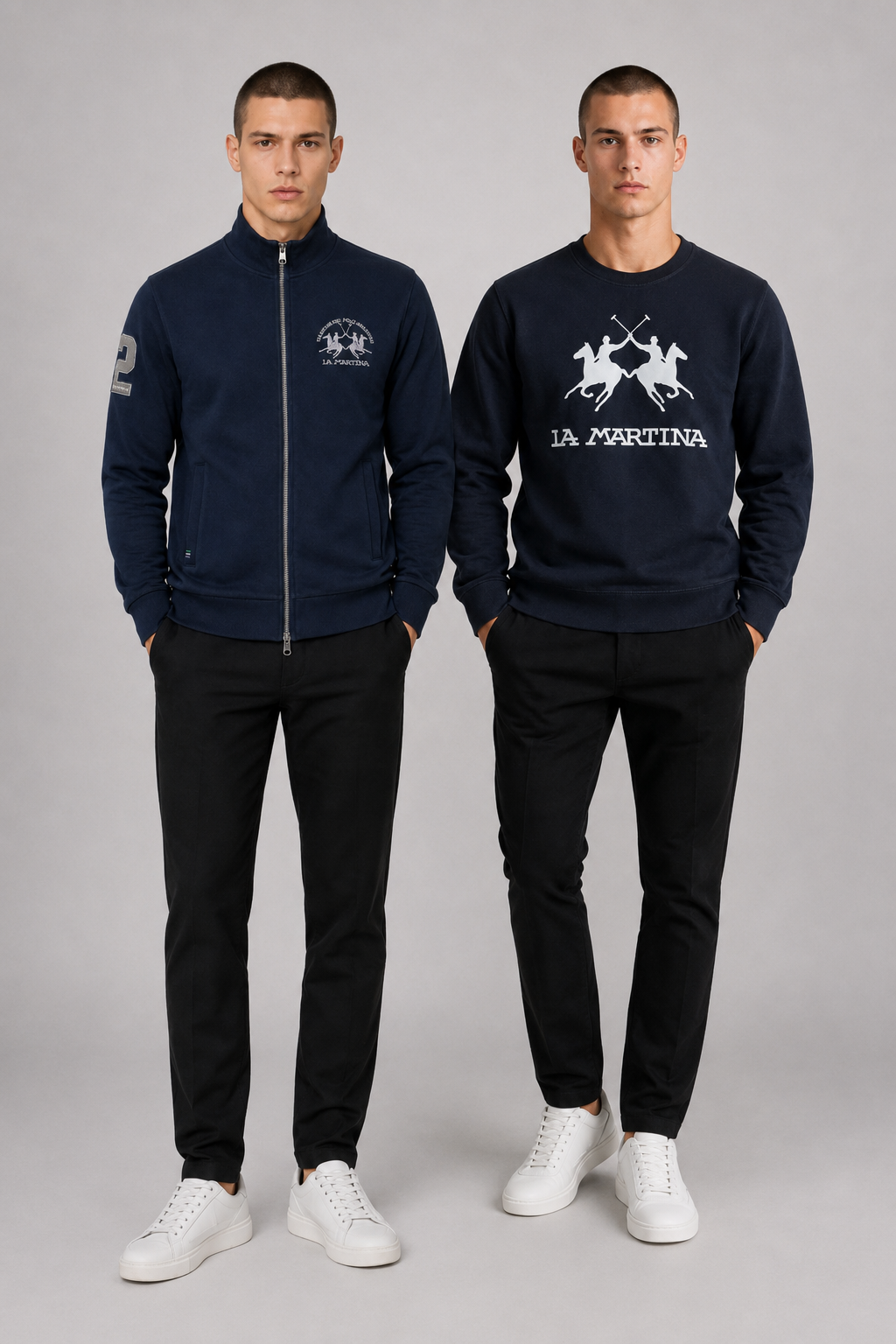 La Martina Bundle Pullover + Sweatjacke