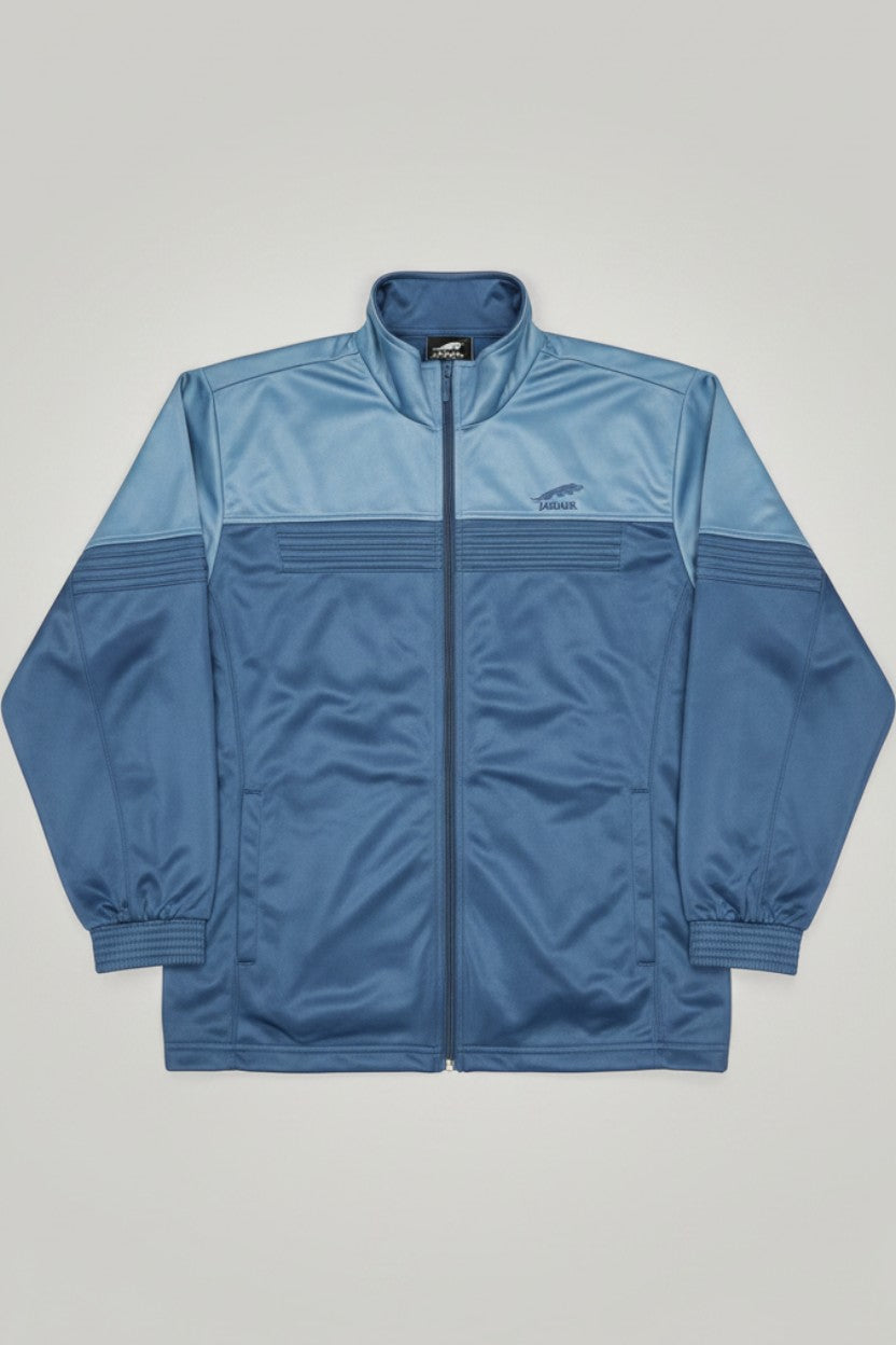 Mey Lon Mey Herren Trainingsjacke Blau Mehrfarbig Größe XL