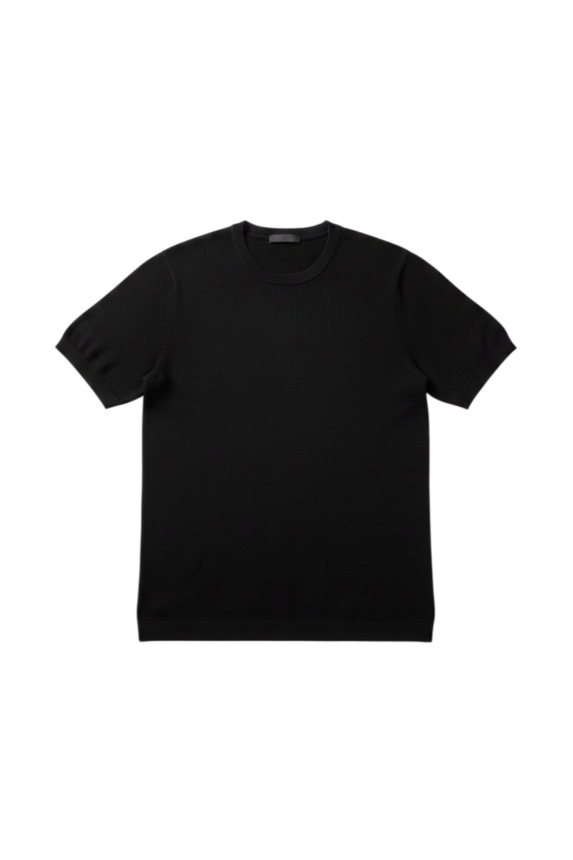 Prada Herren T-Shirt Schwarz Größe 48