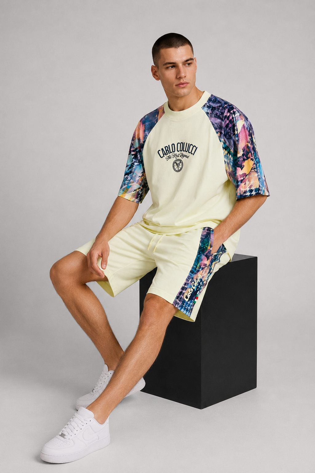 Carlo Colucci Set T-Shirt + Shorts