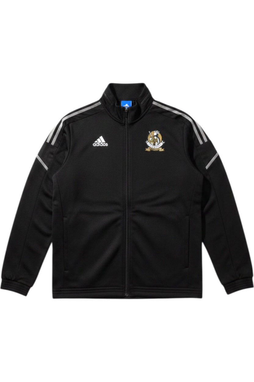 Adidas Herren Trainingsjacke Schwarz Print Größe M