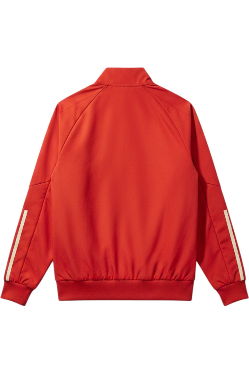 Adidas Herren Trainingsjacke Belgium Presentation Rot Einfarbig Größe M
