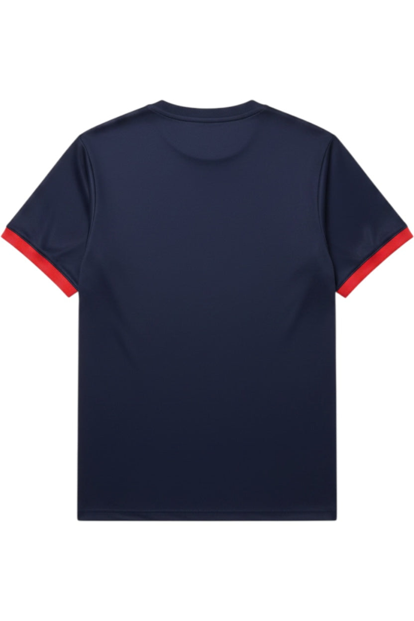 Nike Herren Fußball Trikot Blau Weiß Rot Print Größe S