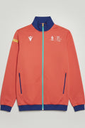 Macron Herren Trainingsjacke Rot Blau Türkis Größe XXL
