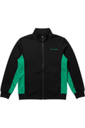Derome Herren Trainingsjacke Schwarz Grün Größe L