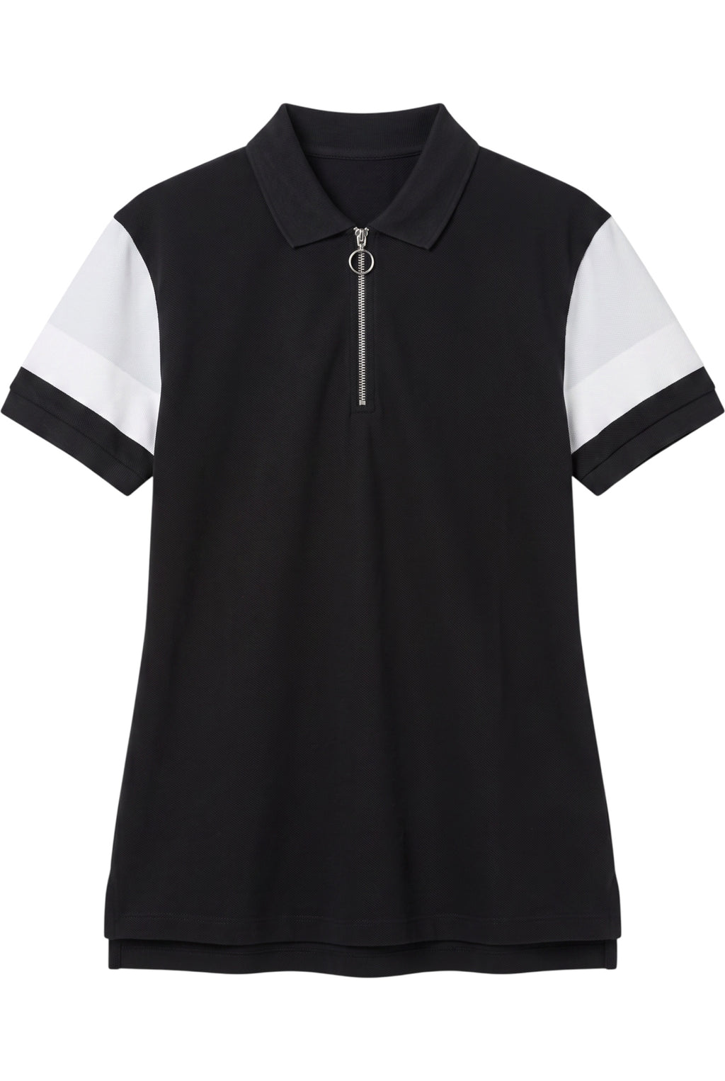 Nike Herren Poloshirt Schwarz-Weiß Größe S