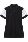 Nike Herren Poloshirt Schwarz-Weiß Größe S