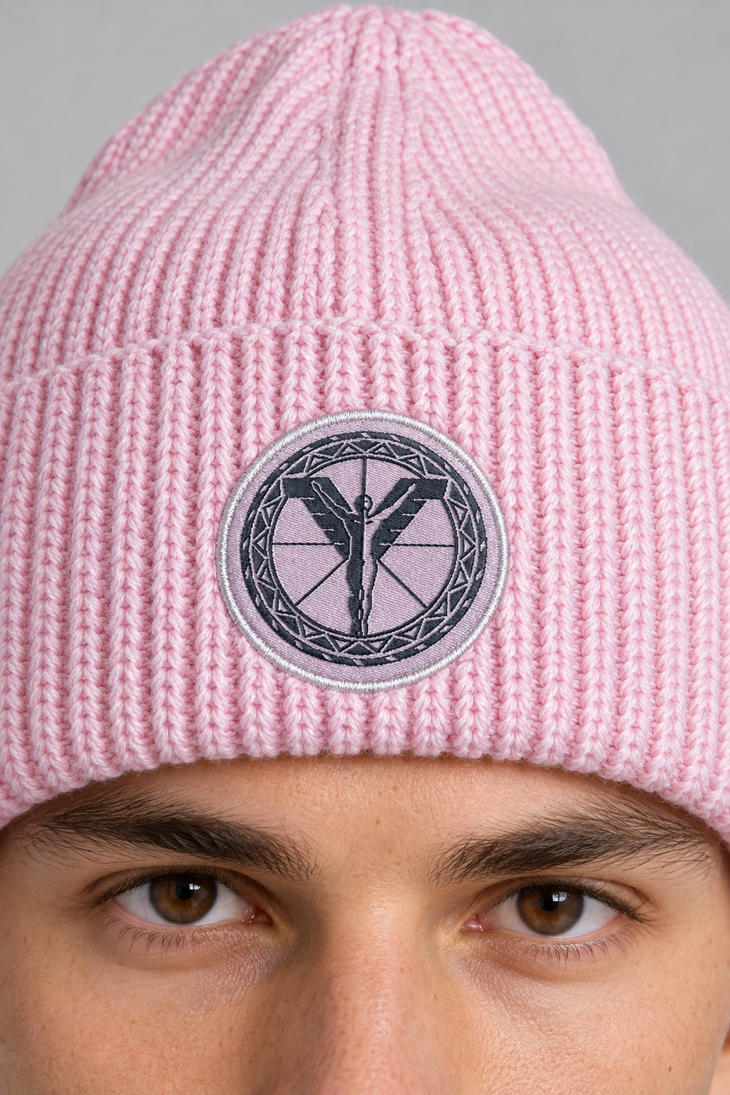 Carlo Colucci Beanie Mütze Rosa