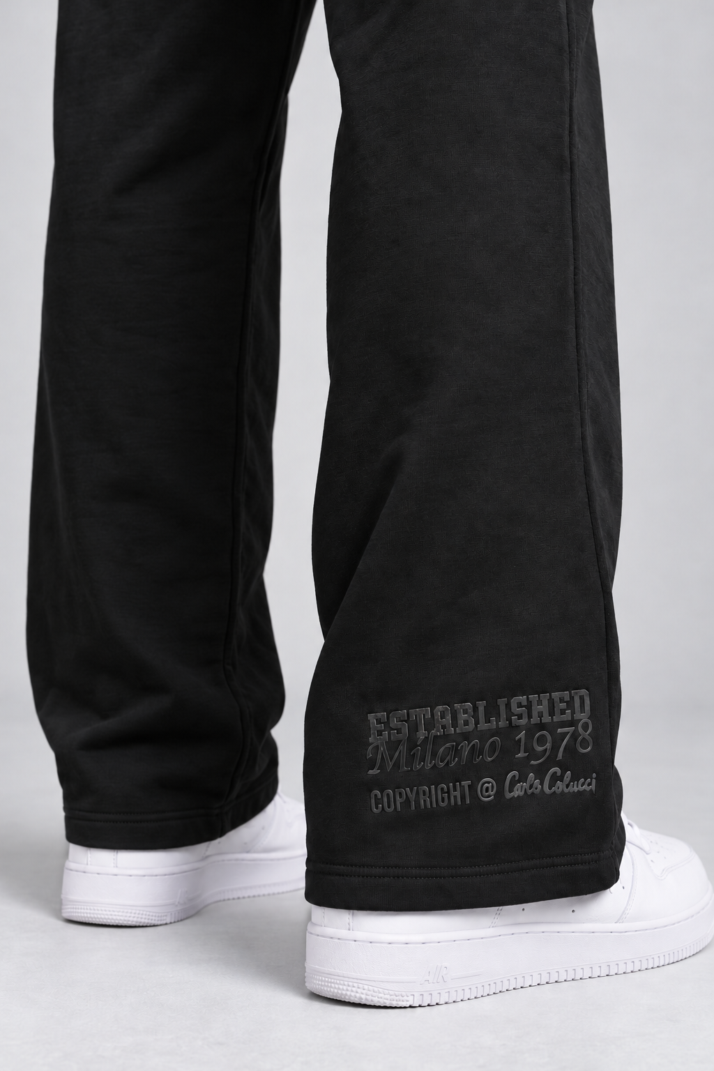Carlo Colucci Jogginghose Schwarz