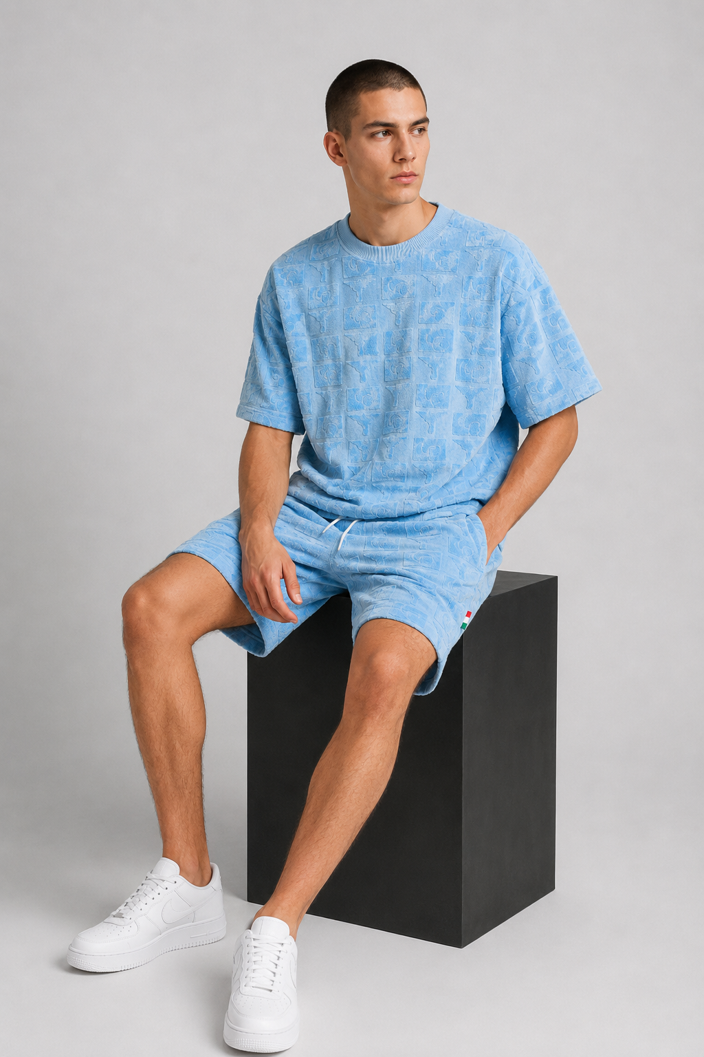 Carlo Colucci Set T-Shirt + Shorts