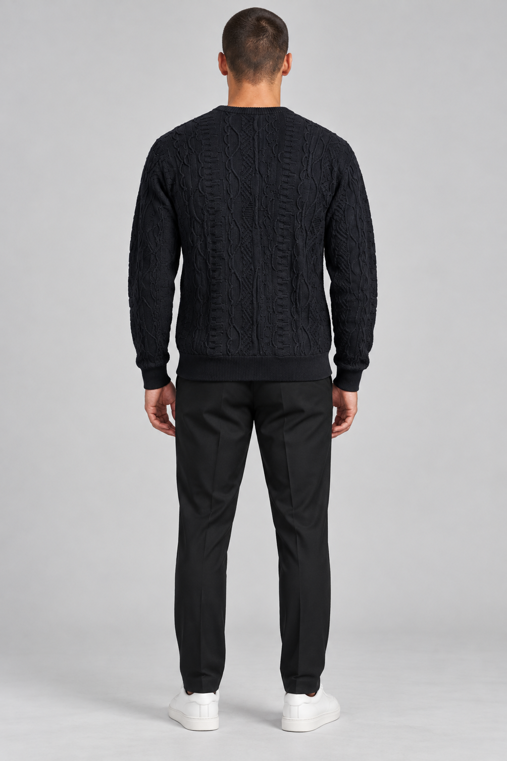 Carlo Colucci Strickpullover Plain