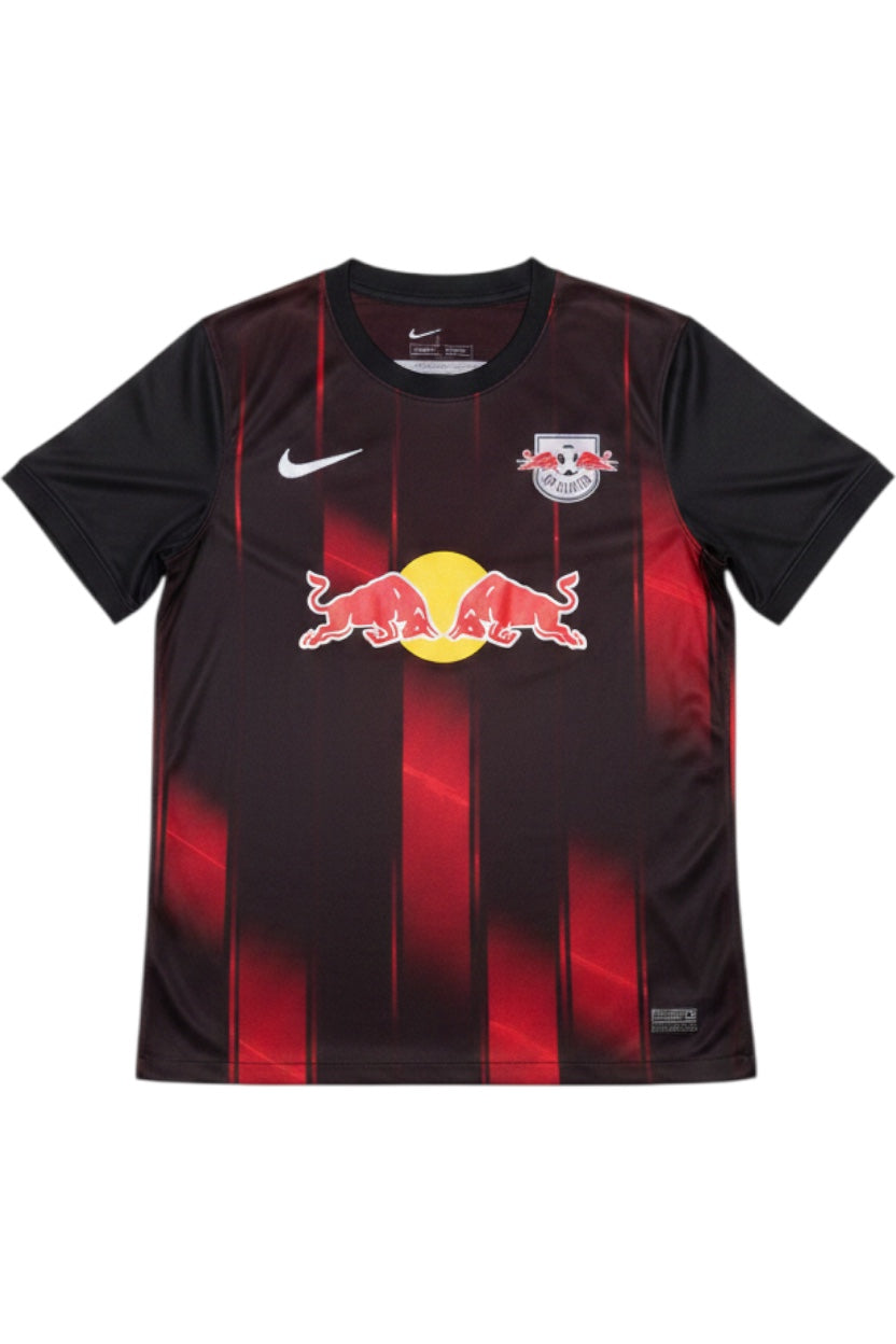 Nike Herren Fußball Trikot Schwarz Rot Mehrfarbig Streifen Größe S/M