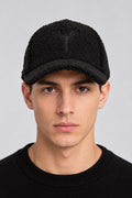 Carlo Colucci Cap Schwarz Teddy