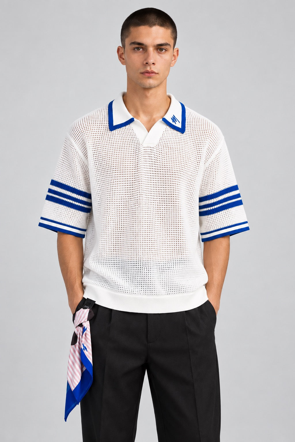 Alessandro Magno Hemd Strick Polo Chapter 7
