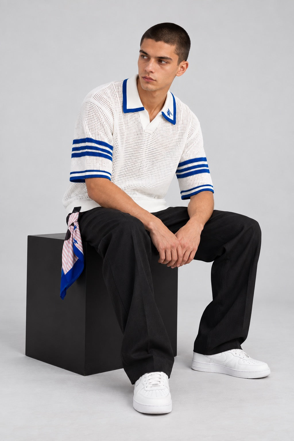 Alessandro Magno Hemd Strick Polo Chapter 7