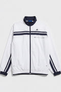 Adidas Herren Trainingsjacke Weiß Blau Größe L