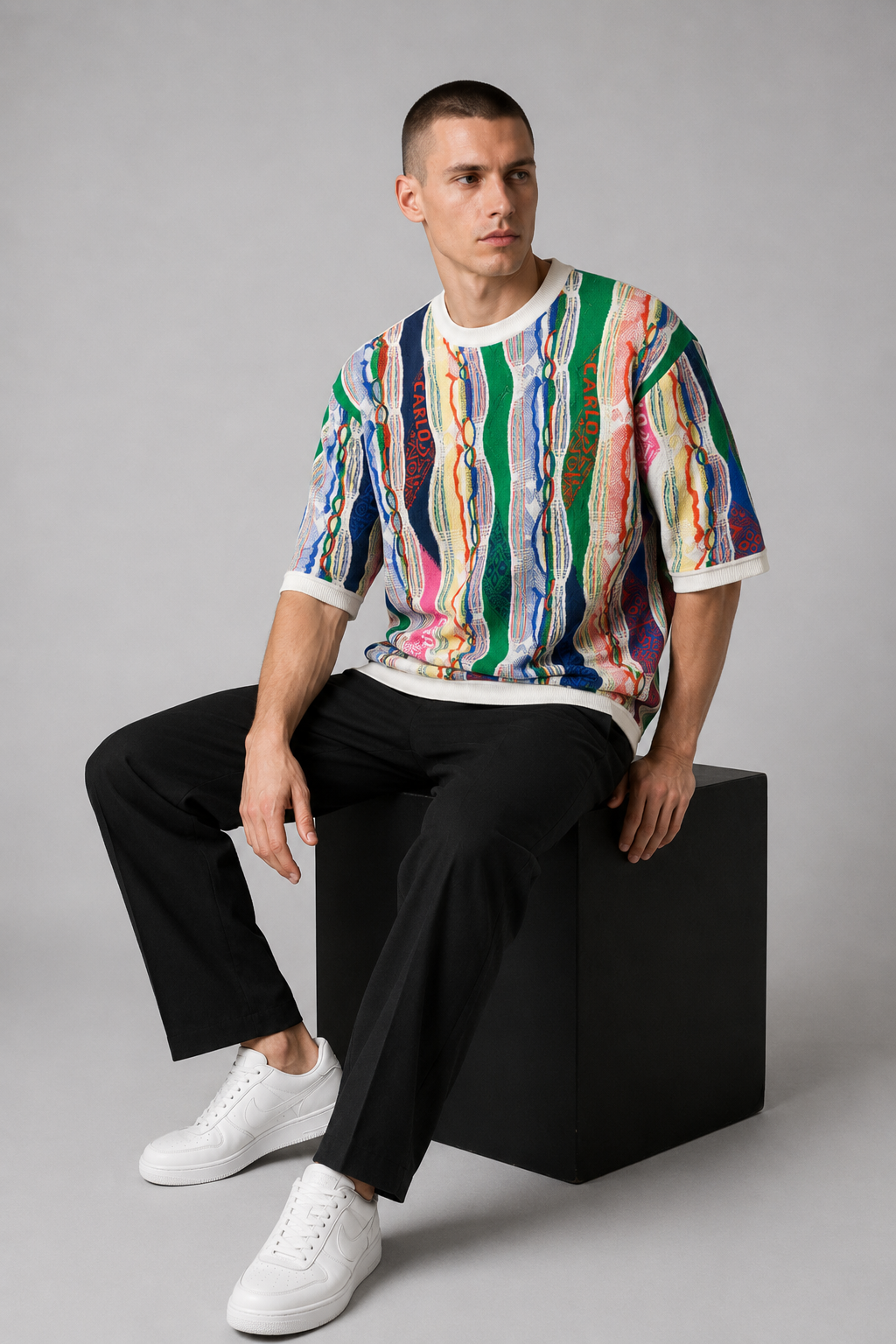 Carlo Colucci Strick-Shirt
