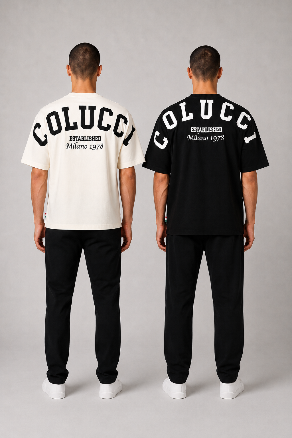 Carlo Colucci Set 2 T-Shirts Backprint
