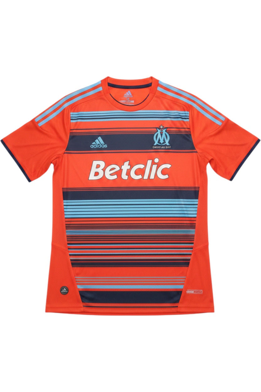 Adidas Herren Fußball Trikot Orange Blau Mehrfarbig Streifen Größe L