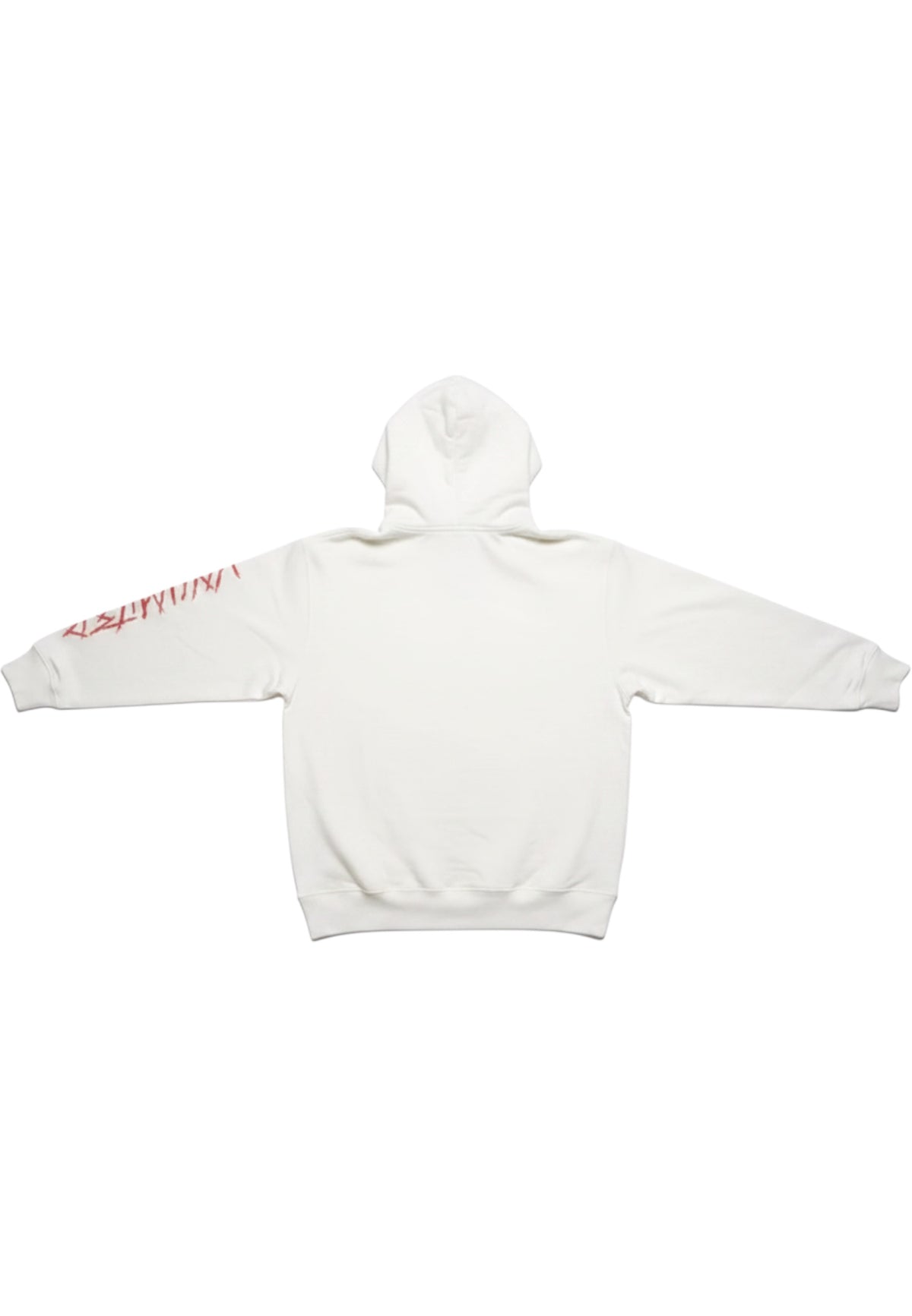 032c Herren Kapuzenpullover Weiß Rot Schwarz Größe S