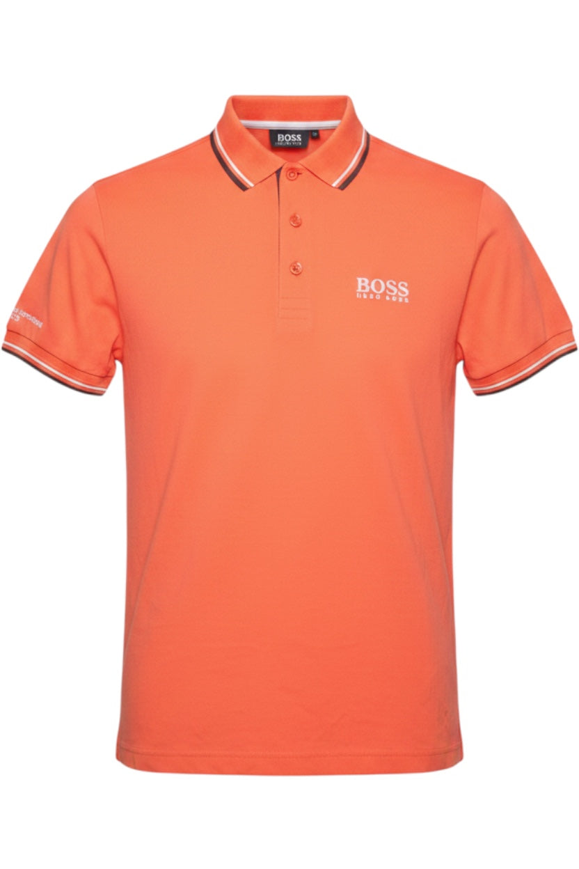 Hugo Boss Herren Poloshirt Orange Größe S