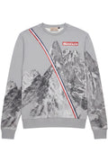 Moncler Herren Sweatshirt Grau Mehrfarbig Größe XL