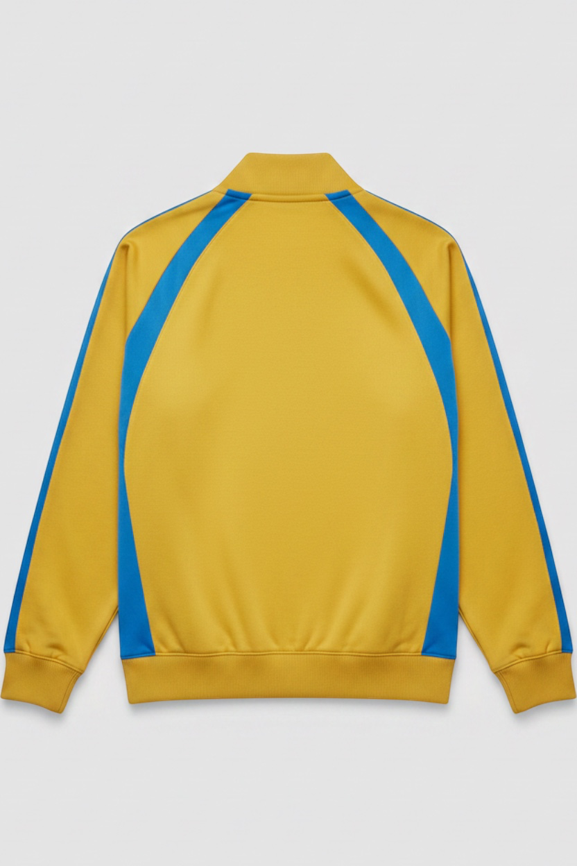 Jack & Jones Herren Trainingsjacke Gelb Blau Größe L